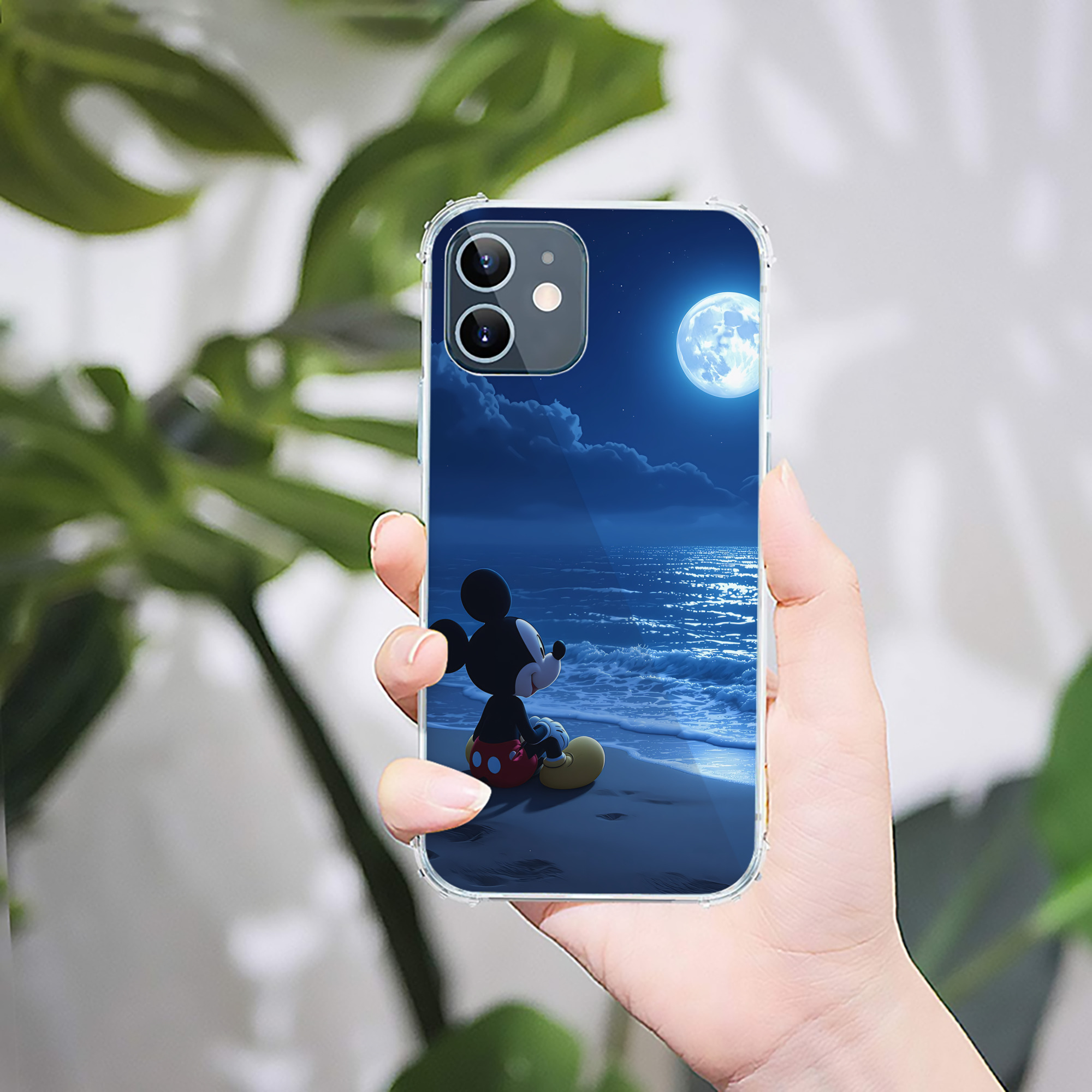 ミッキーマウス Mickey Mouse 【iPhone 12シリーズ対応】透明スマホケース（クリアソフトケース）